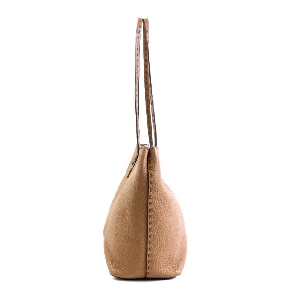 Fendi Shoulder Bag Camel Leather Selleria - Picture 1 of 4